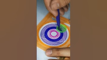 Amazing Spirograph ASMR #dkspiroart #ytshorts #asmrsounds #spirograph