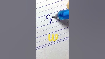 “W” Cursive Writing for beginner | Capital Cursive letter (Alphabet) | Cursive Handwriting Practice