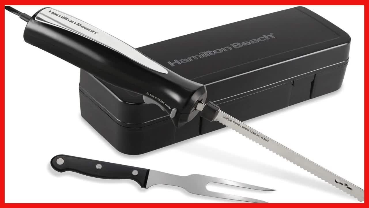 Sunbeam Electric Knife Meat Cutting Bread Carving Knives Ham Roast  Easycarve New