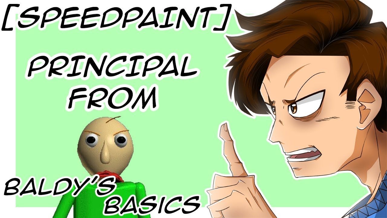 [SPEEDPAINT] Principal from Baldy's Basics - YouTube