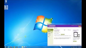 Using Carbonite to Back Up Your Data