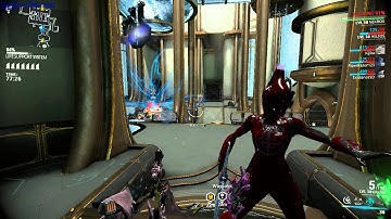 Warframe orokin void survival 75-80 minute enemy lvl 150 - GogetaSuperx