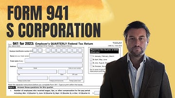 IRS Form 941 - S Corporation Example for 4th Quarter