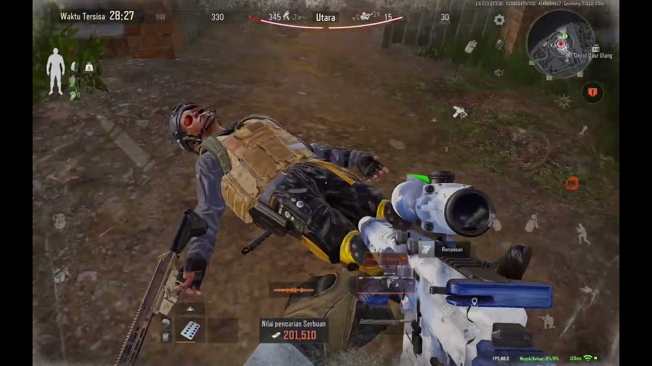 Rush enemy with MPX 300K | Arena Breakout Mobile 