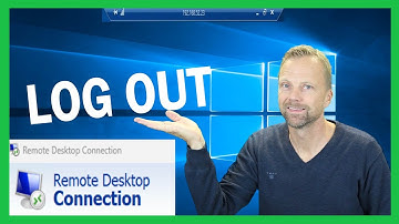 Remote Desktop Sign Out, Log out