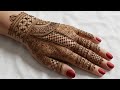 Mehandi designs back hand #mehndidesign #henna #mehndi #letestmehndi 