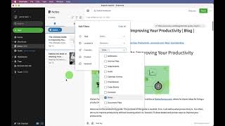 Filter Notes Part 4: Find notes with tables, dates, numbers, checkboxes, URLs, and more