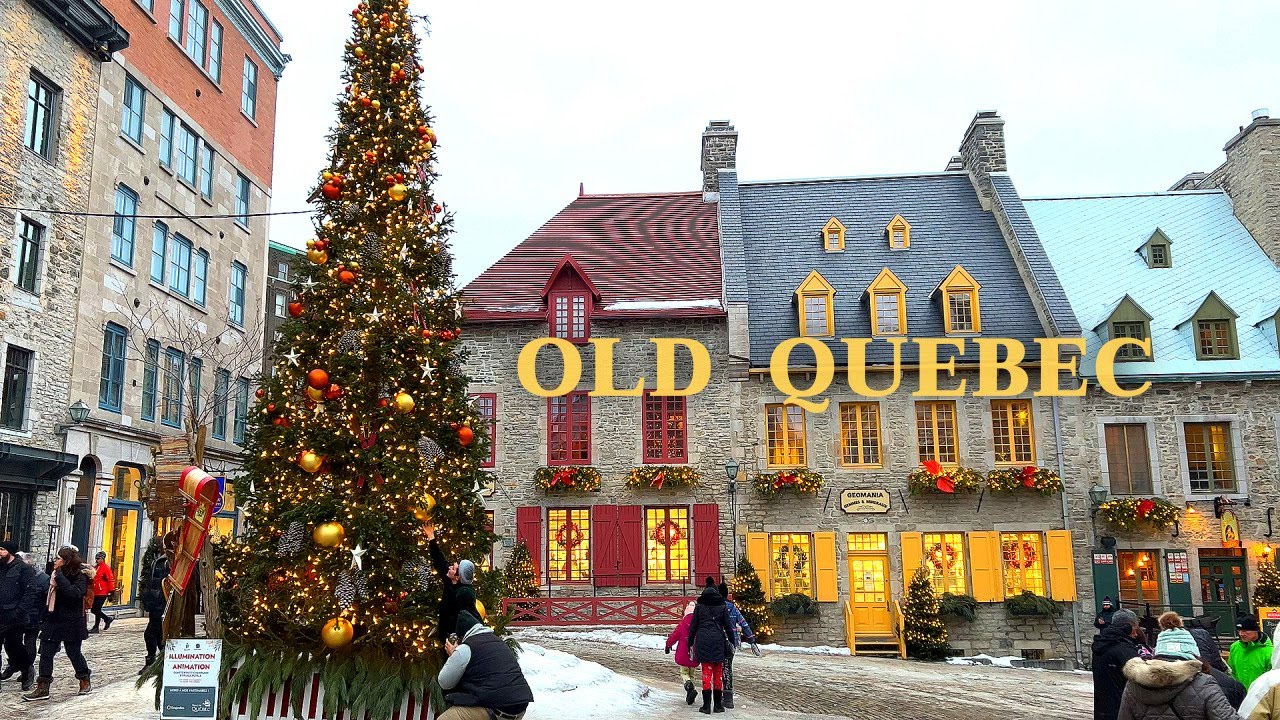 Quebec City in Christmas