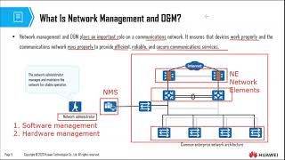 Topic 18   Network Management and OM
