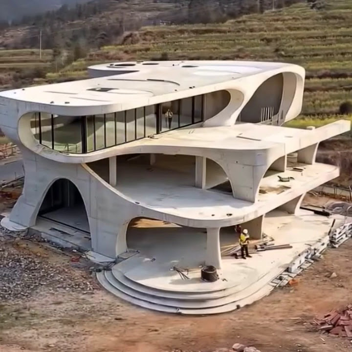 Modern villa yapımı için fütüristik villalar nasıl inşa edilir