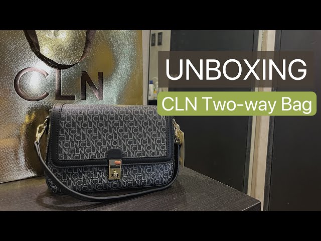 Bags, Cln Black Bag With Gold Hardware