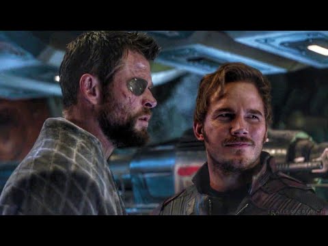 Thor vs Star Lord Scene - Avengers Infinity War (2018) HD Movie Clip [1080p 50FPS HD]