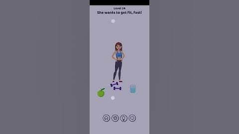 Brain Puzzle Level 3 She wants to get fit fast - Gameplay Solution Walkthrough