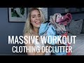 WORKOUT CLOTHING COLLECTION DECLUTTER