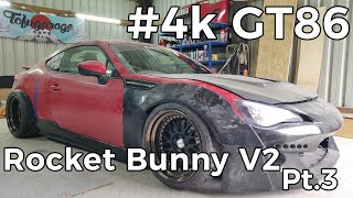 4k GT86 Rocket bunny Install Part 3 - Side Skirts