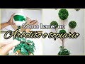 Hice esto para mi sala🌳🛋||Como hacer un topiario artificial🍃||Ideal para verano✅