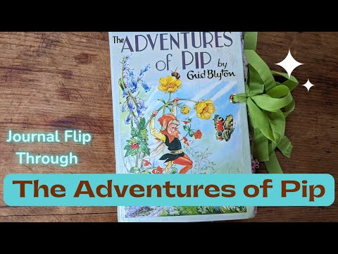 Adventures of Pip Fairy Journal - Flip Through (for sale on Etsy)