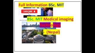 Medical imaging technology || B.sc MIT course 2021 NEPAL Bsc mit Nepal  #bsc mit Nepal