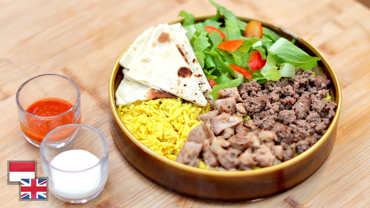 Resep Gyro Platter Ala HALAL GUYS New York, Amerika Serikat [100% Bahan