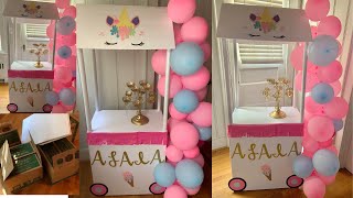 cardboard Dessert Cart/Build Your Own  Dessert Cart/DIY Dessert Cart