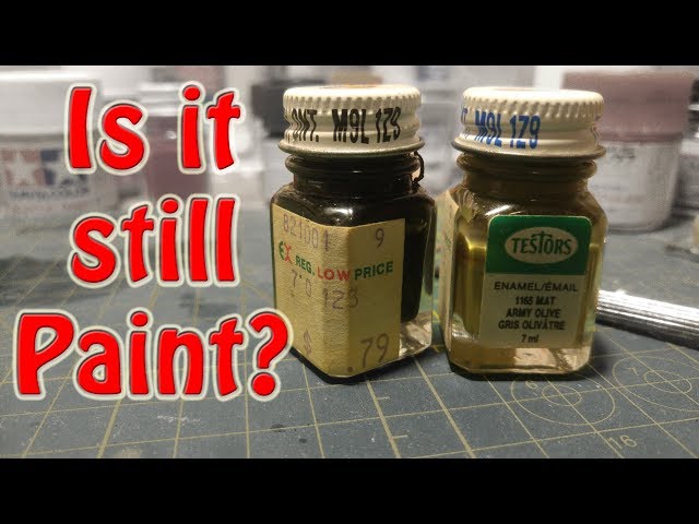 Testing A 50 Year Old Jar Of Paint - 1971 Testors - Plus Giveaway 