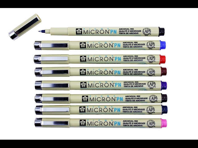 Sakura Sakura Pigma Micron PN, Set of 6, Assorted Colors