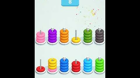 Hoop Sort Puzzle Level 611 - 620 Walkthrough | PuzzleChallenge ✔️