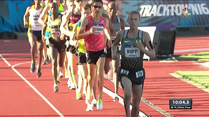 Olympic Track And Field Trials | Galen Rupp Wins 10,000m Final