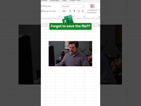 Recover Unsaved File In Excel ! Forgot to save file ? #exceltips #exceltricks #excel #excelhacks
