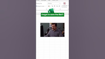 Recover Unsaved File In Excel ! Forgot to save file ? #exceltips #exceltricks #excel #excelhacks