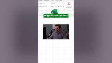 Recover Unsaved File In Excel ! Forgot to save file ? #exceltips #exceltricks #excel #excelhacks