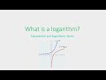 What is a logarithm?
