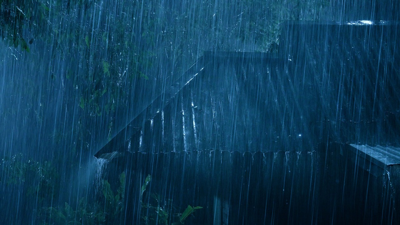 (No Ads) Heavy Rain & Thunder on Tin Roof | Calming Sleep Sounds for Deep Stress Relief