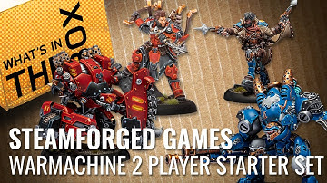 Unboxing: Warmachine Two-Player Starter Set | Steamforged Games