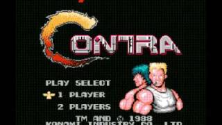 Video thumbnail of "Contra (NES) Music - Enemy Base"