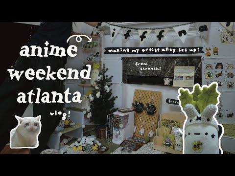 Prepping For My Biggest Event Ever! Awa Artist Con Crunch + How I Made My Display | Tiffany Weng