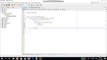 program java perulangan (bilangan prima )