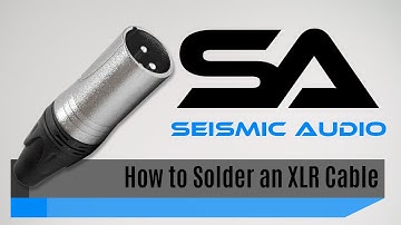 Seismic Tips - How to Solder an XLR Cable