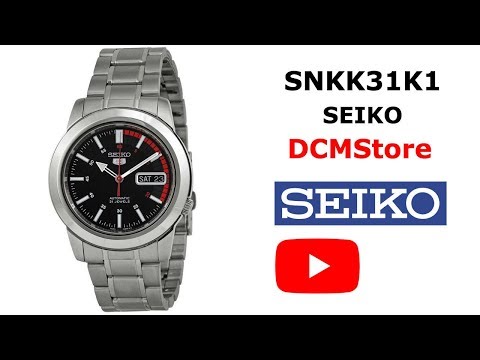 SNKK31K1 Seiko 5 Automatic Black Dial
