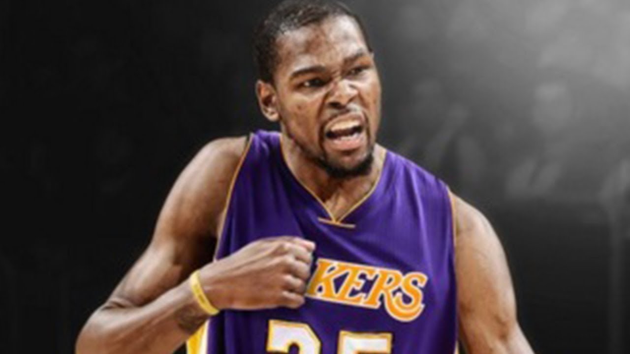 kd lakers jersey