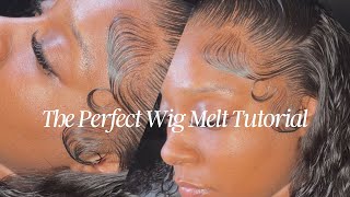 THE PERFECT WIG MELT DOWN TUTORIAL | VERY DETAILED | CHARMING TRESSES HAIR EXTENSIONS