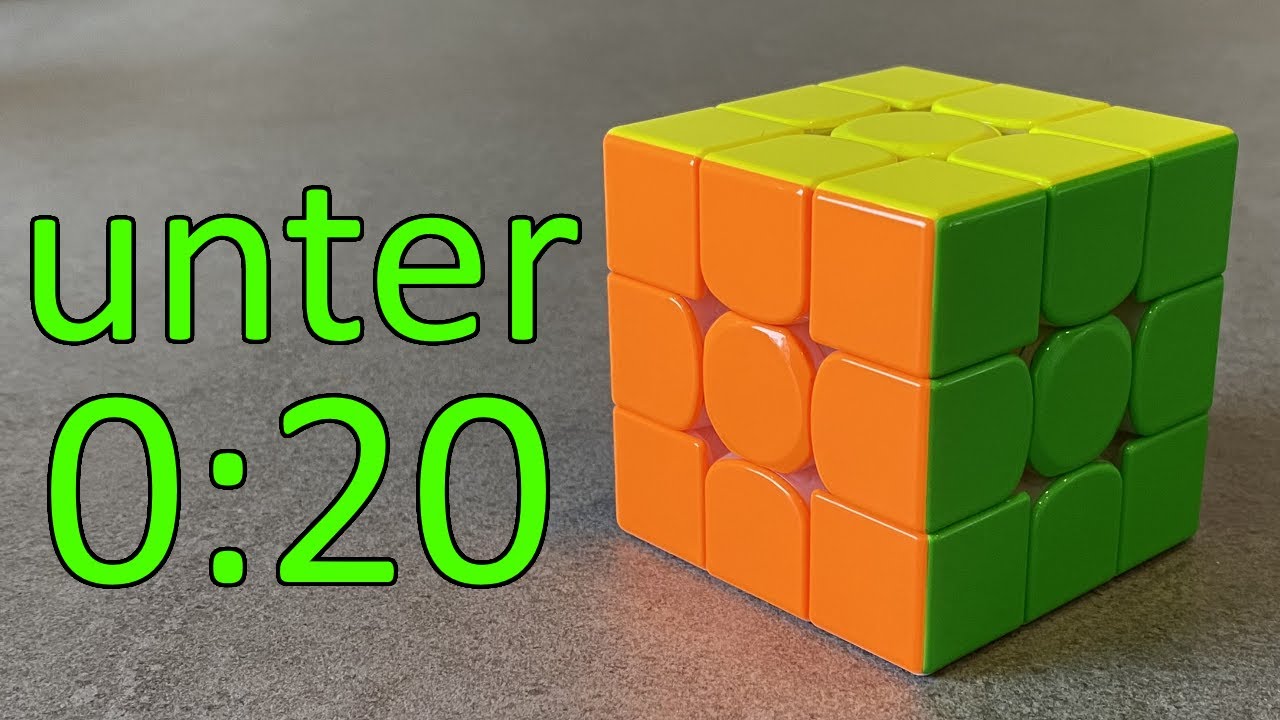 Zauberwürfel in UNTER 20 Sekunden lösen | So geht's