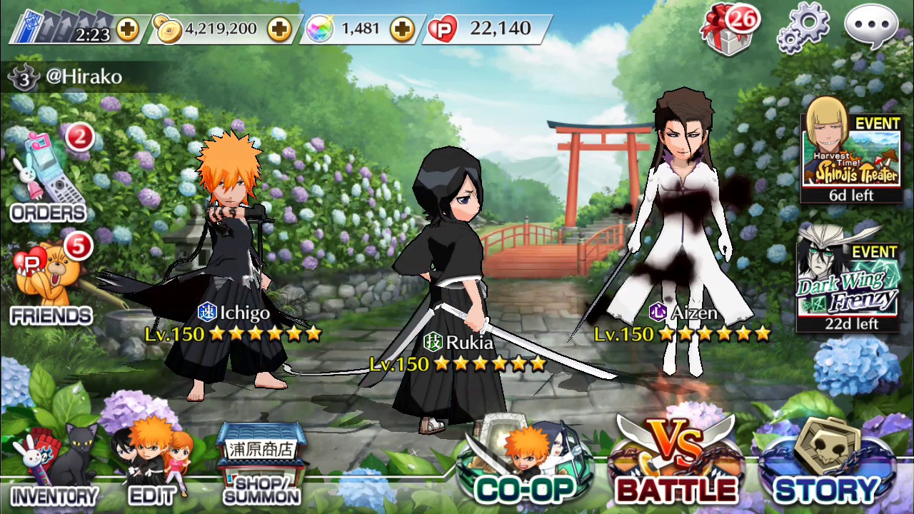 Bleach brave souls new summon and event