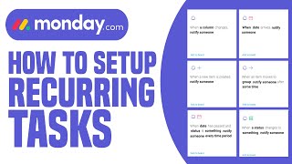 How To Set Up Recurring Tasks On Monday.Com | Easy Tutorial (2024)