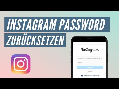 Instagram Password zurücksetzen
