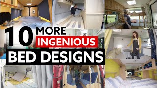 10 (MORE) INGENIOUS BED DESIGNS For Your Van Conversion