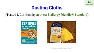 [ Best & Safe ] Dusting Cloths (Tested & Certified by asthma & allergy friendly® Certification)