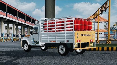 Mahindra Pickup Mod In Bus Simulator Indonesia - Bussid Car Mod - Bussid Bus Mod - Bussid