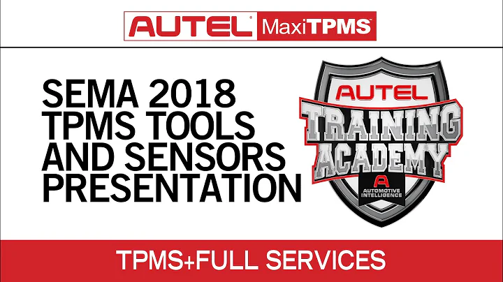 Autel MaxiTPMS Tools and TPMS Sensors Presentation at SEMA 2018