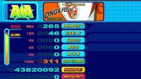 DDR 5thMIX - CONGA FEELING (Maniac, 8) AA FC